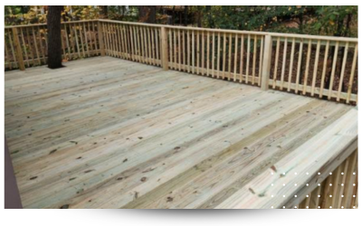 custom built deck
